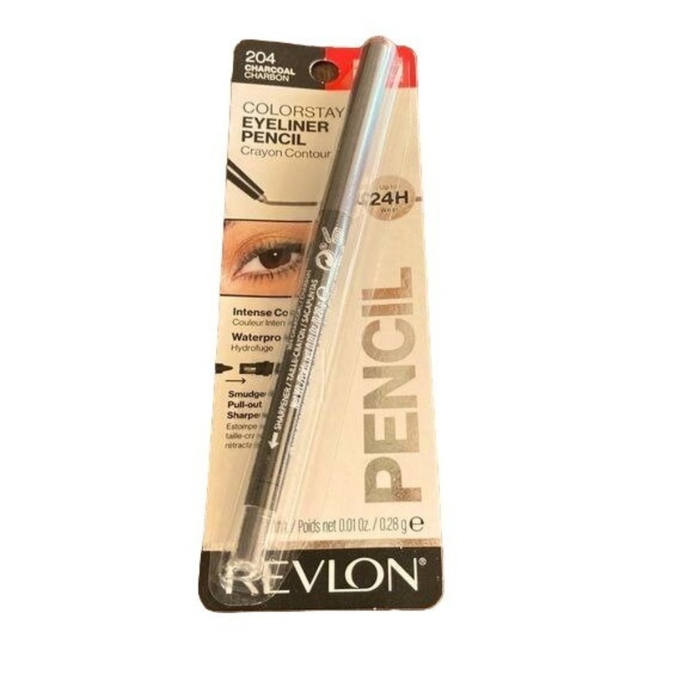 Revlon ColorStay Waterproof Eyeliner, Charcoal 204, 0.01 oz